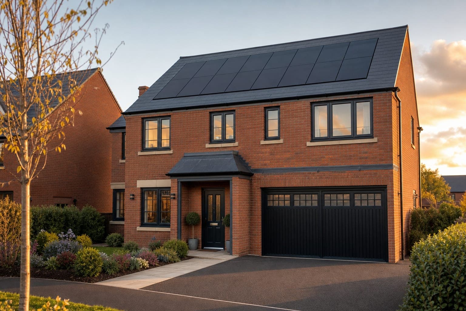 Turnkey solar installation on a Nottingham residential roof